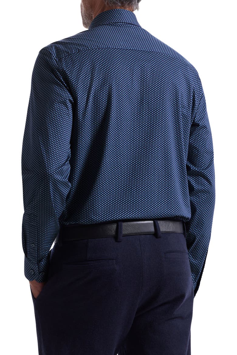 James OoohCotton® Floral Button-Up Shirt, Alternate, color, NIGHT BLUE