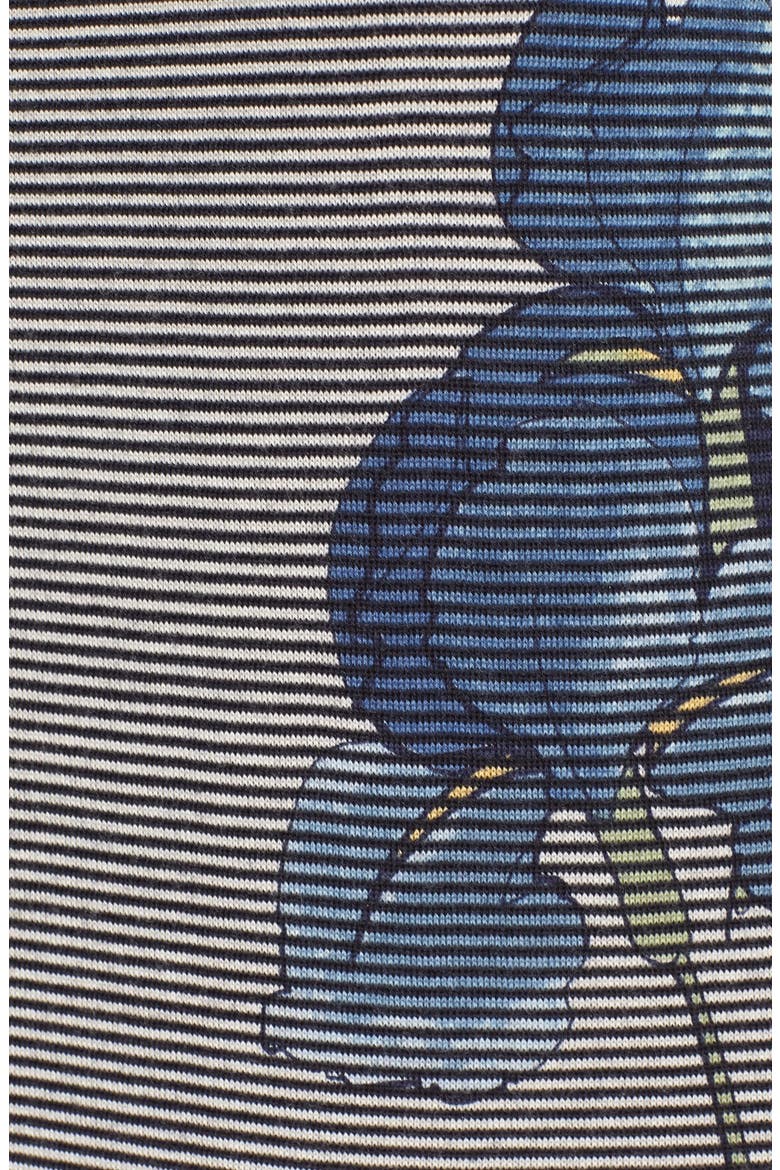 'Audrianna' Print Stripe Merino Wool Sweater, Alternate, color, BIRCH PERSIA STRIPE