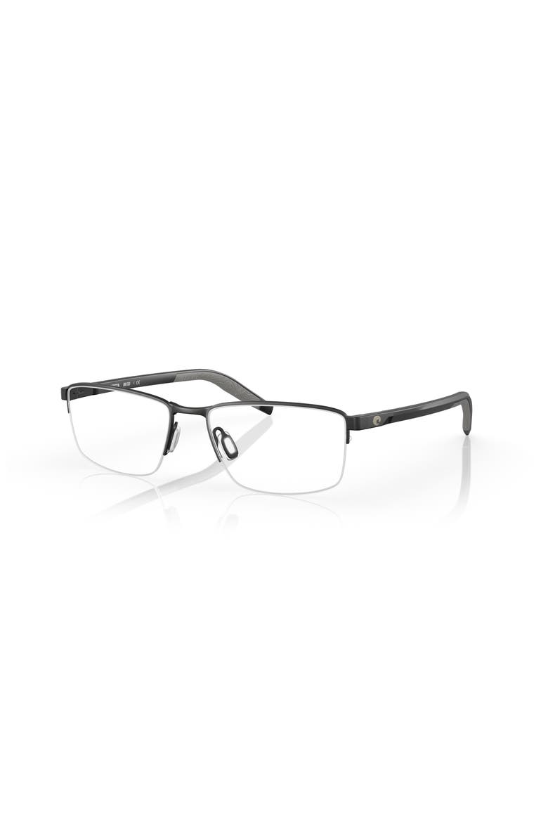 55mm Rectangle optical glasses, Main, color, Black
