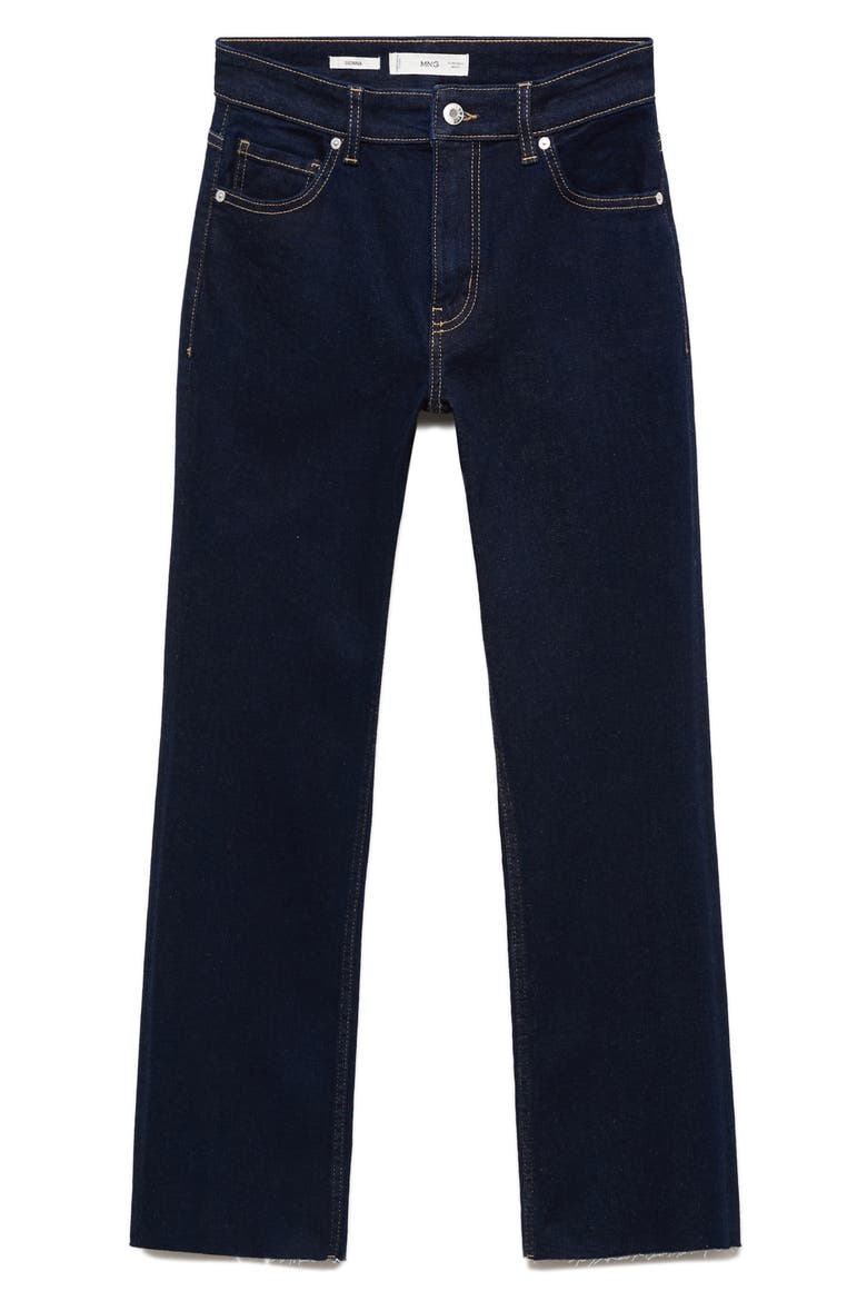 Sienna Raw Hem Crop Flare Jeans, Alternate, color, OPEN BLUE