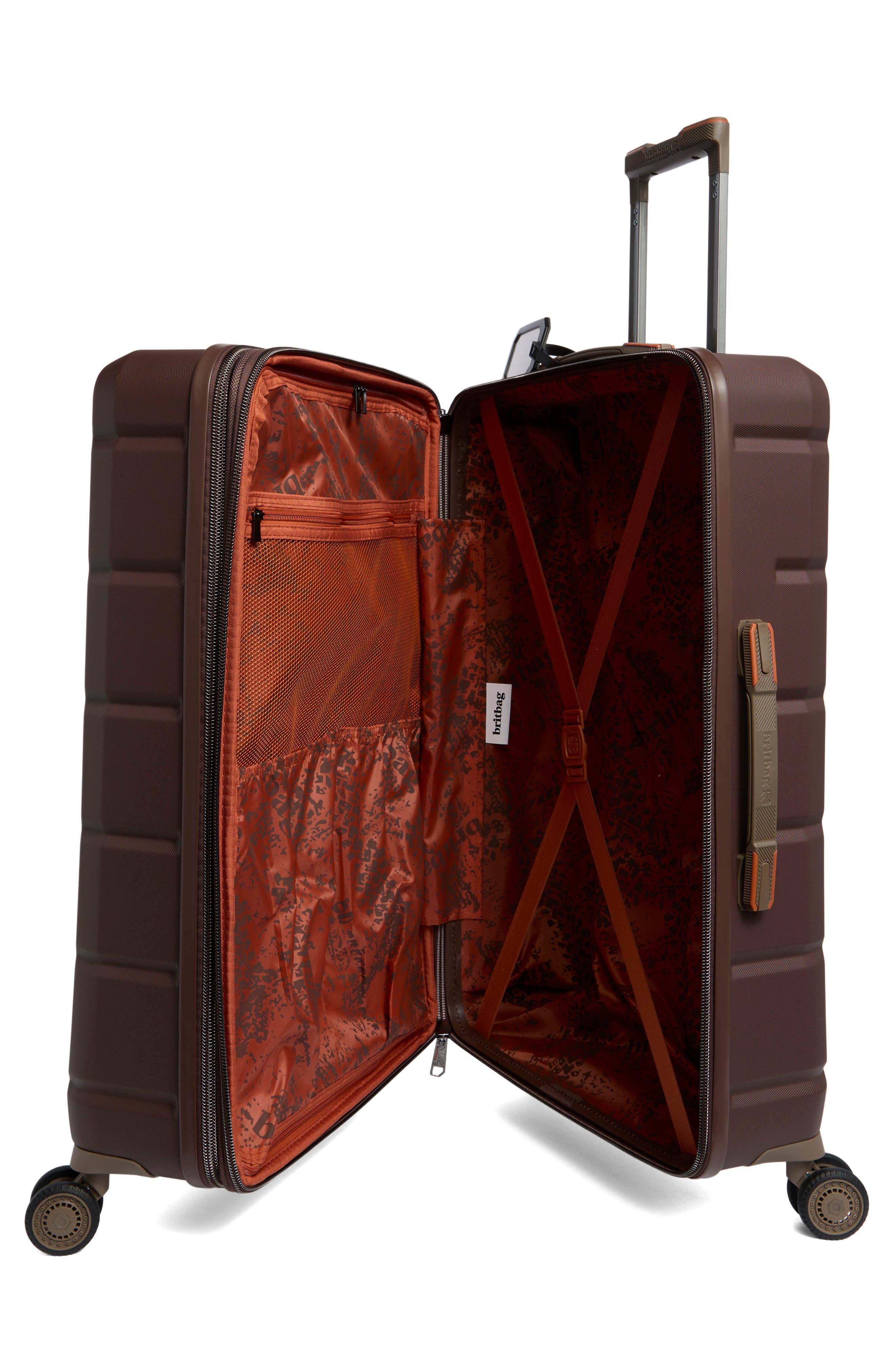 Britbag Stoneleigh 27-Inch Hardside Spinner Luggage, Alternate, color, Shaved Chocolate