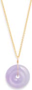 Kiara by Ki-ele Maia Purple Jade Pendant Necklace