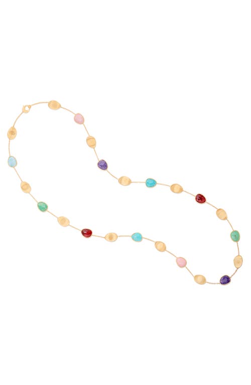 Marco Bicego 18k Gold Lunaria Color Long Necklace In Gold
