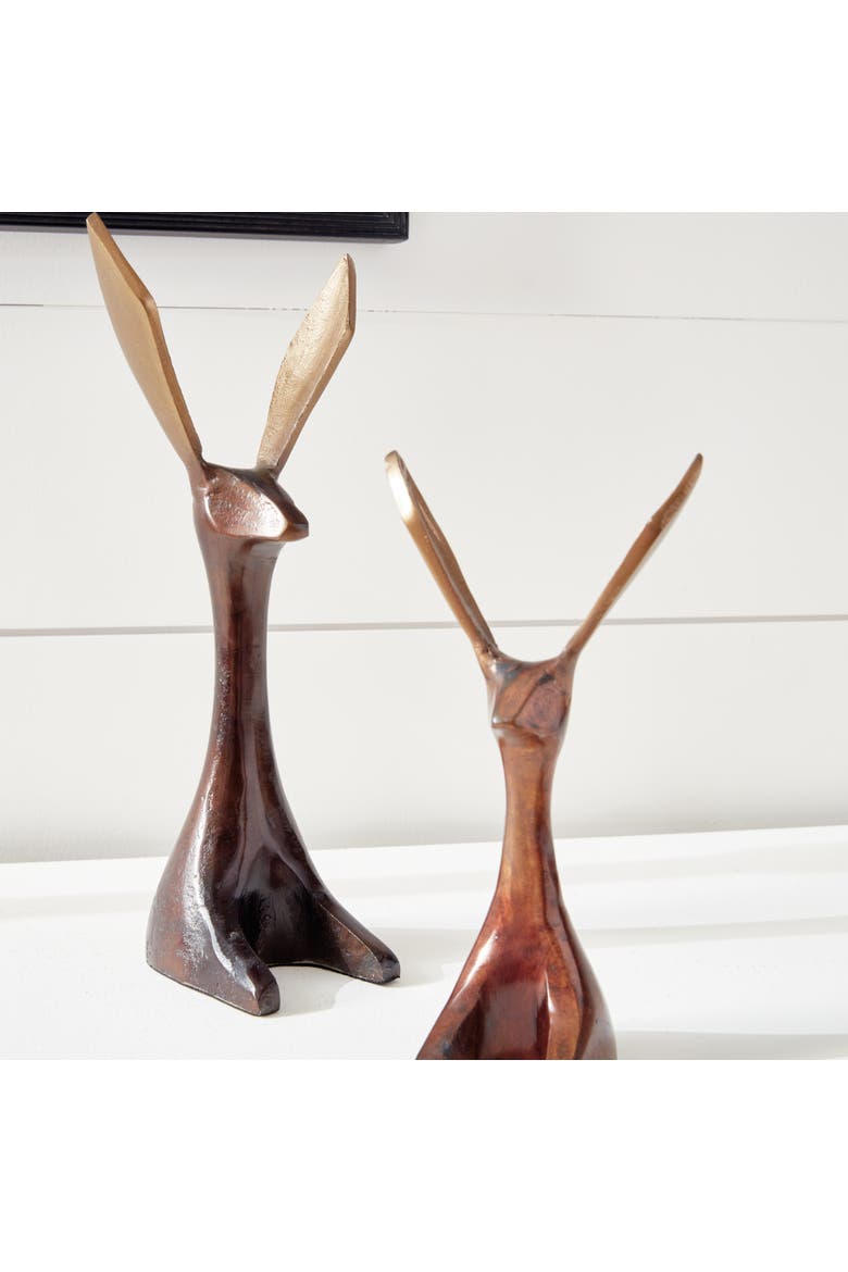 Jackrabbits Set of 2, Alternate, color, Brown