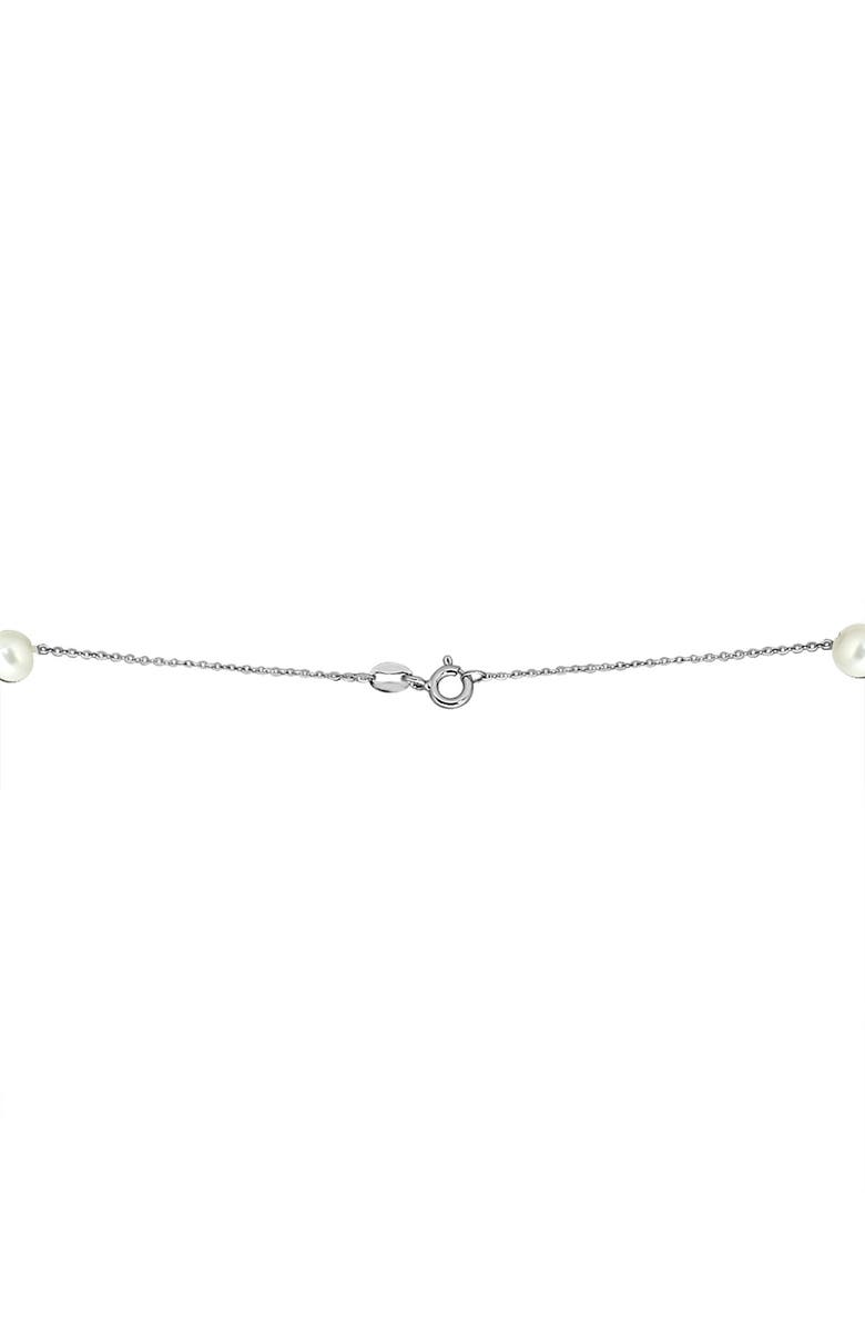 EFFY Sterling Silver & 6-7mm Cultured Freshwater Pearl Necklace, Alternate, color, Silver