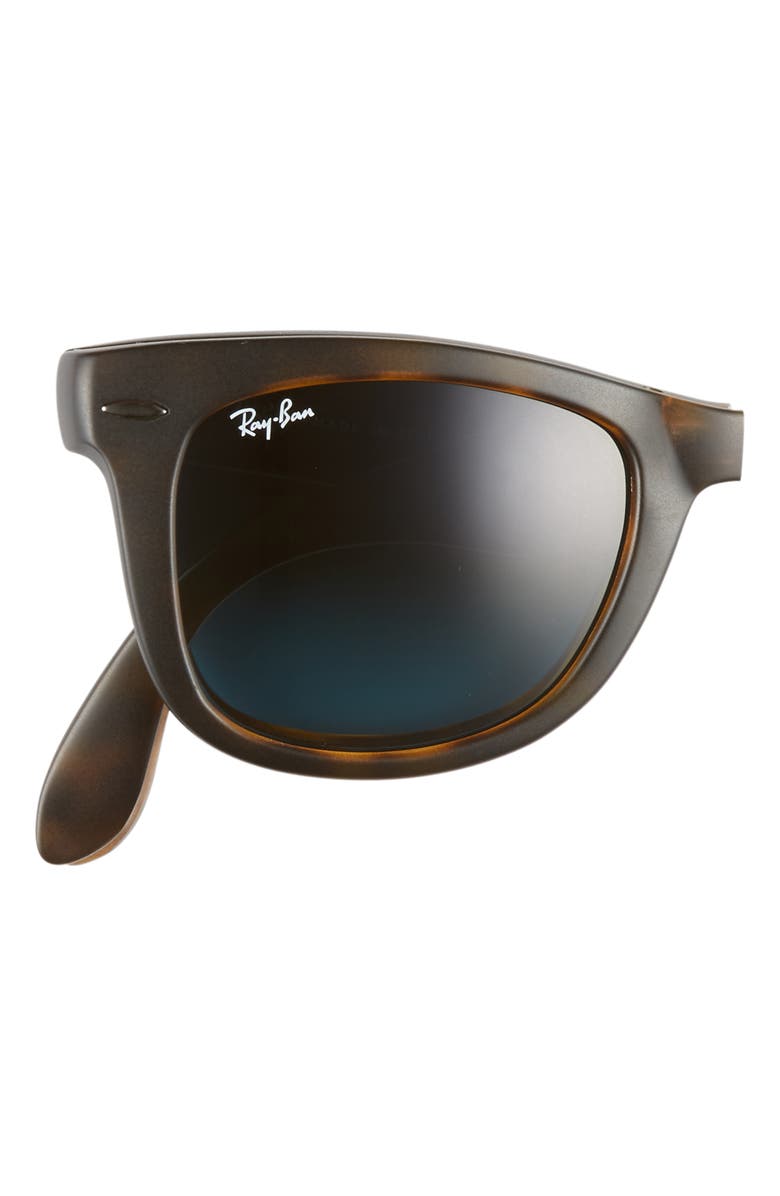 Ray-Ban 'Folding Wayfarer' 50mm Sunglasses, Alternate, color, 