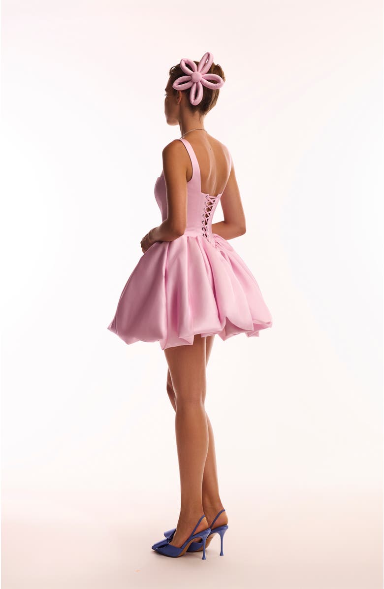 Milla Adorable pink mini dress with puffy skirt, Alternate, color, Pink