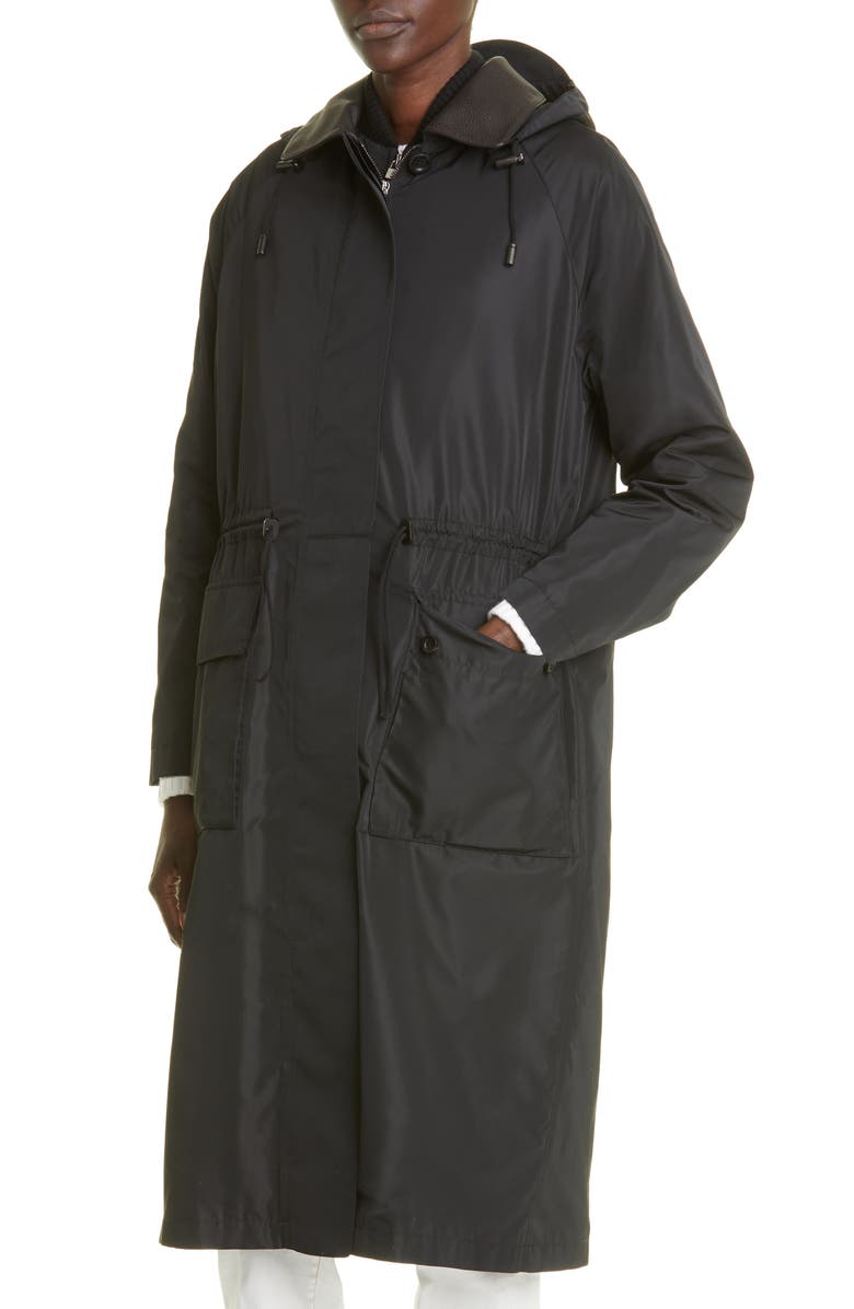 Loro Piana Neo Horsey Rain System<sup>®</sup> Water Repellent Long Parka, Alternate, color,
