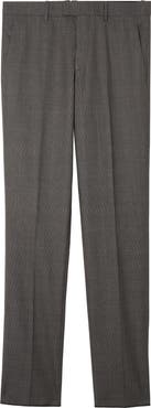 Burberry Check Wool Cashmere Bond Tailored Trousers