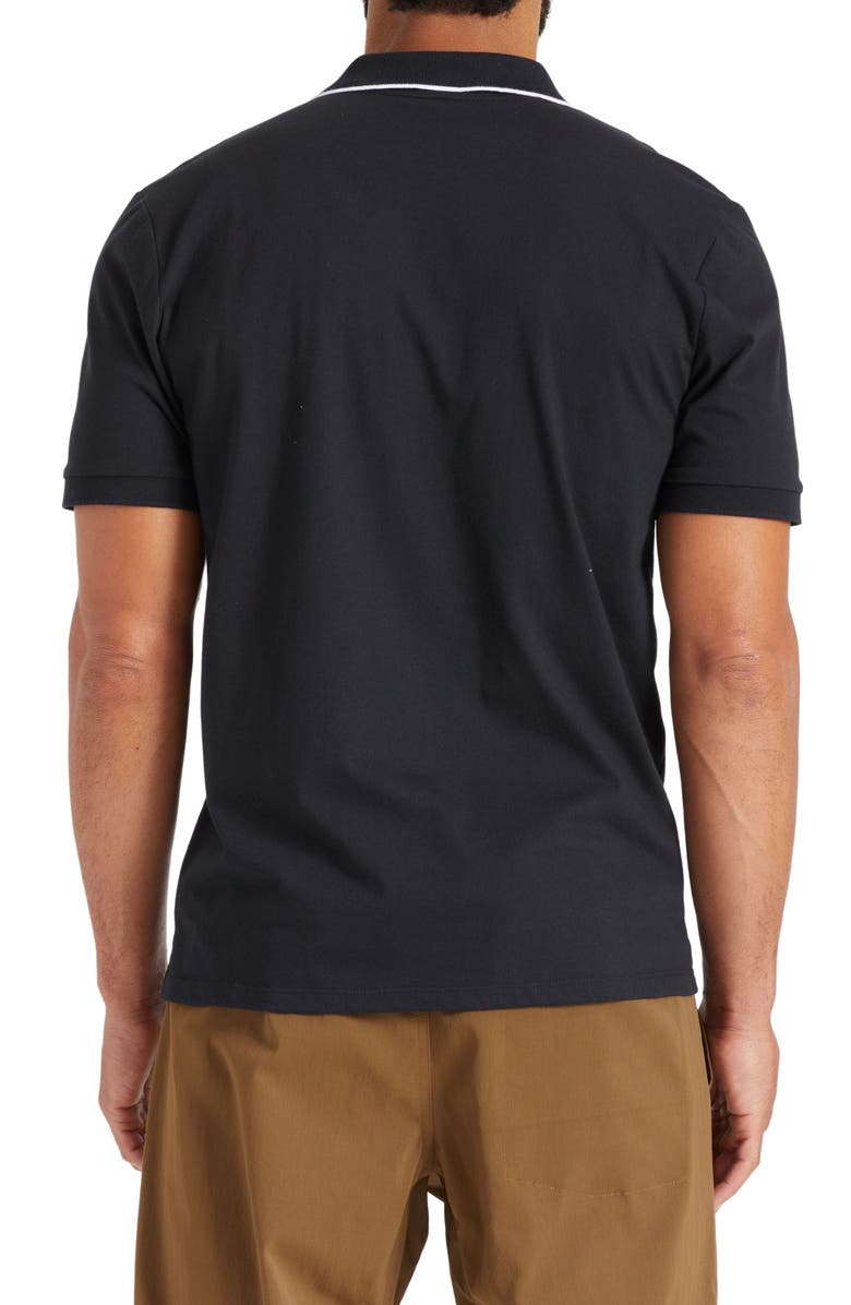 Brixton Pipe Trim Short Sleeve Polo, Alternate, color,