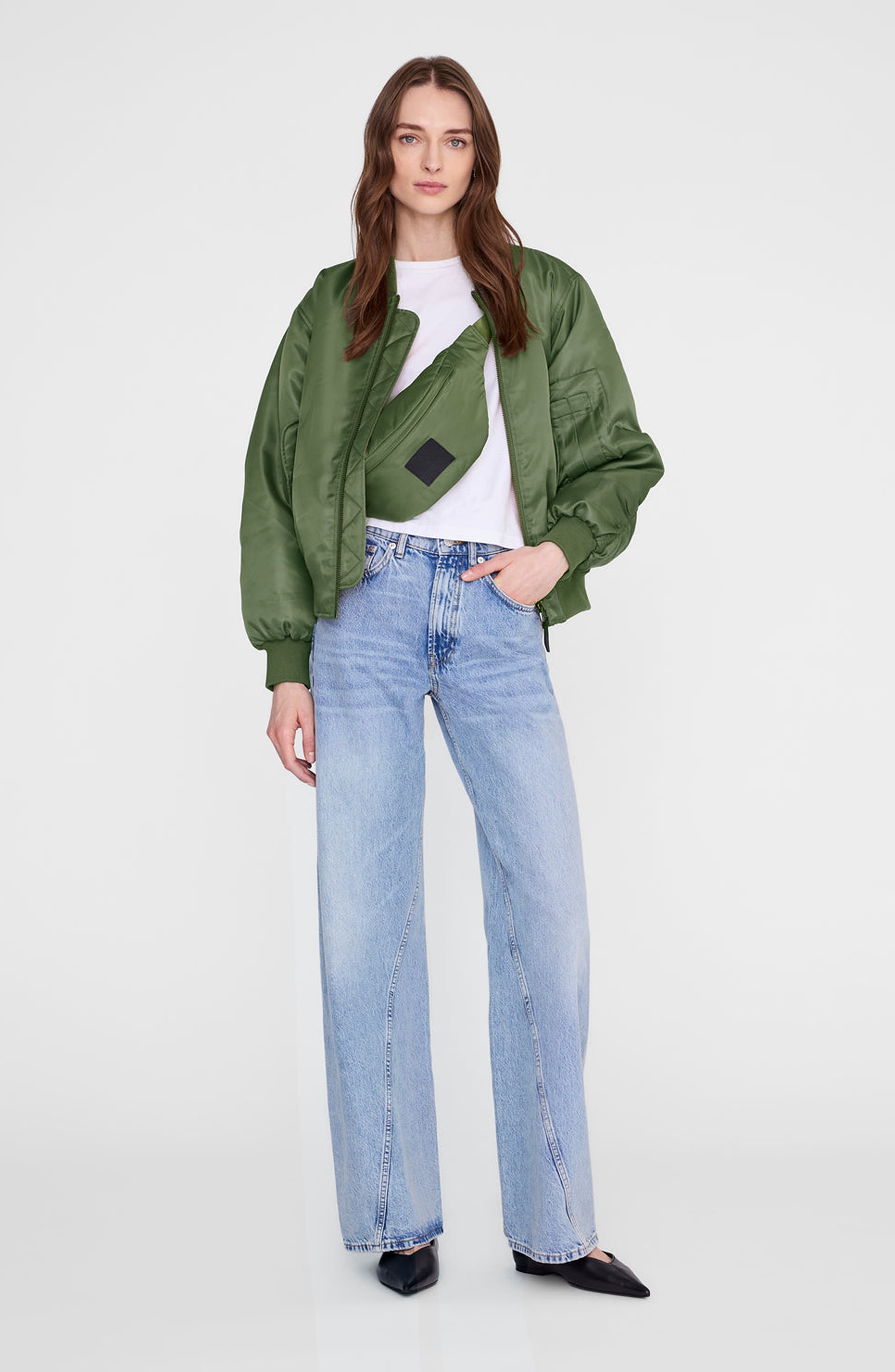 Leon Small Waist Bag, Alternate, color, Army Green
