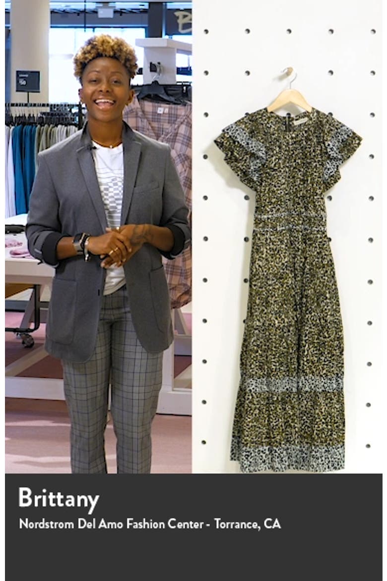 Iona Cheetah Print Midi Dress video