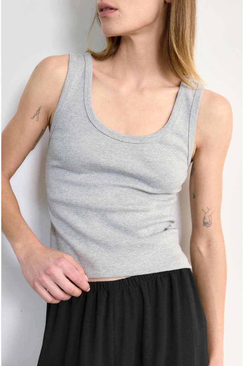 U Neck Tank, Alternate, color, Grey