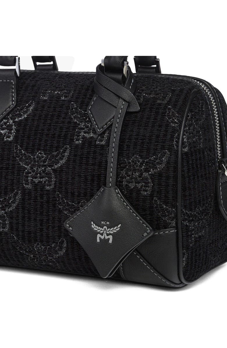 MCM Small Ella Boston Bag in Lauretos Lurex Jacquard, Alternate, color,