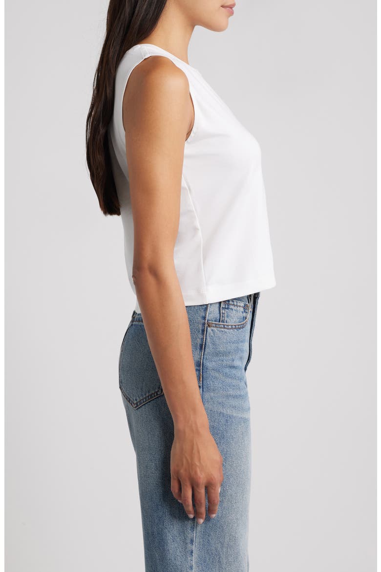 Perfect Knit Layer Tank, Alternate, color, PAPER WHITE