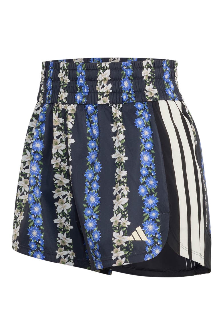 Performance Floral Shorts, Main, color, BLACK/CREAM WHITE/MULTICOLOR