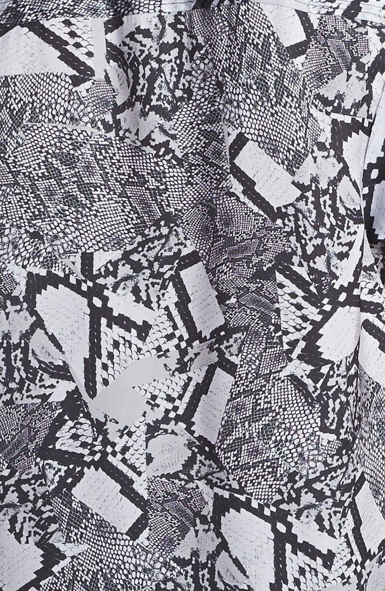 Trouvé Animal Print Blouse, Alternate, color, 