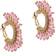 Deepa Gurnani Sierra Hoop Earrings