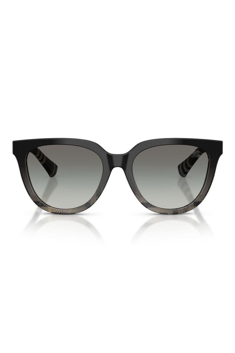 53mm Phantos Sunglasses, Main, color, CHECK GRADIENT GREY