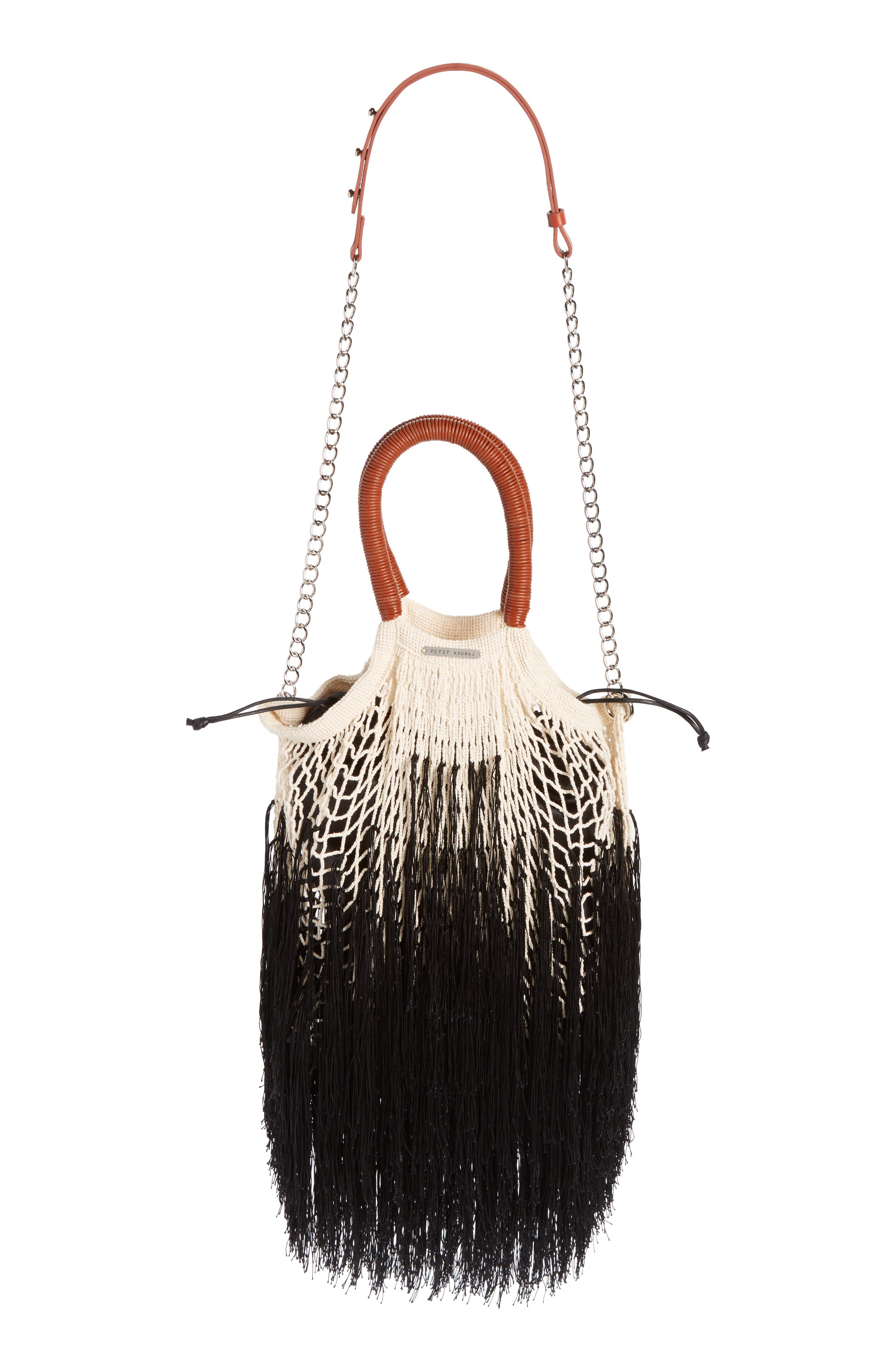 Large Vessal Fringe Convertible Bag, Alternate, color, FOSSIL