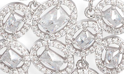 NORDSTROM NORDSTROM CUBIC ZIRCONIA CLUSTER STATEMENT EARRINGS