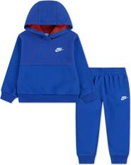 Nike Kids' Colorblock Fleece Hoodie and Joggers Set