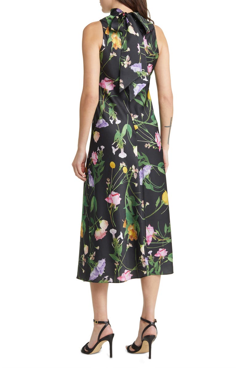 Ted Baker London Addilin Floral Sleeveless Dress, Alternate, color, 