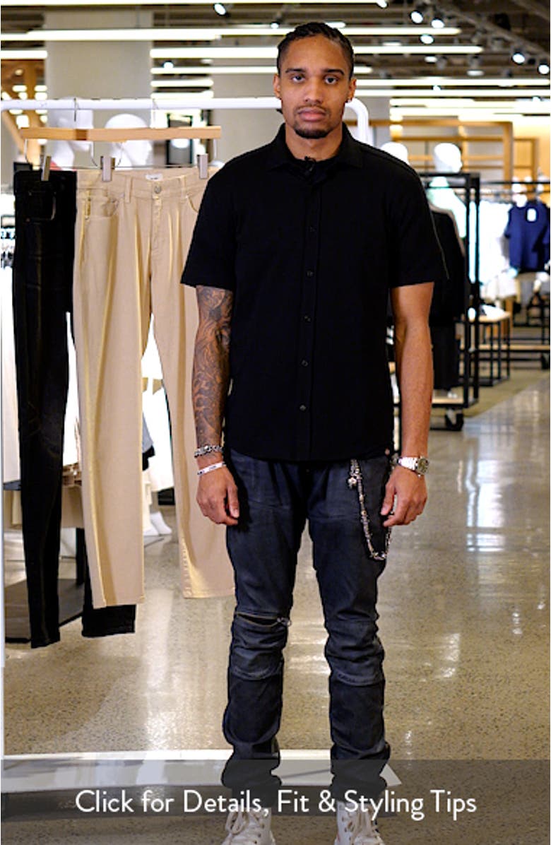 Roan Knit Short Sleeve Button-Up, sales video thumbnail