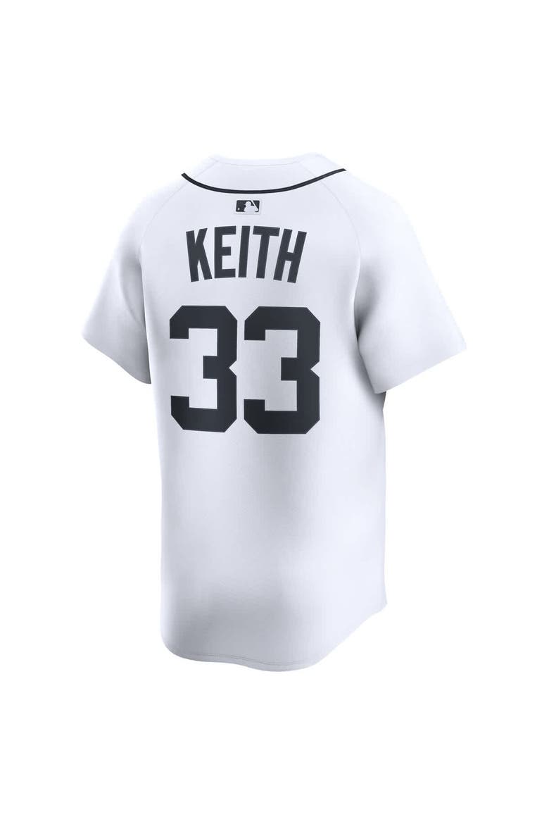 Men's Nike Colt Keith White Detroit Tigers Home Limited Player Jersey, Alternate, color, White
