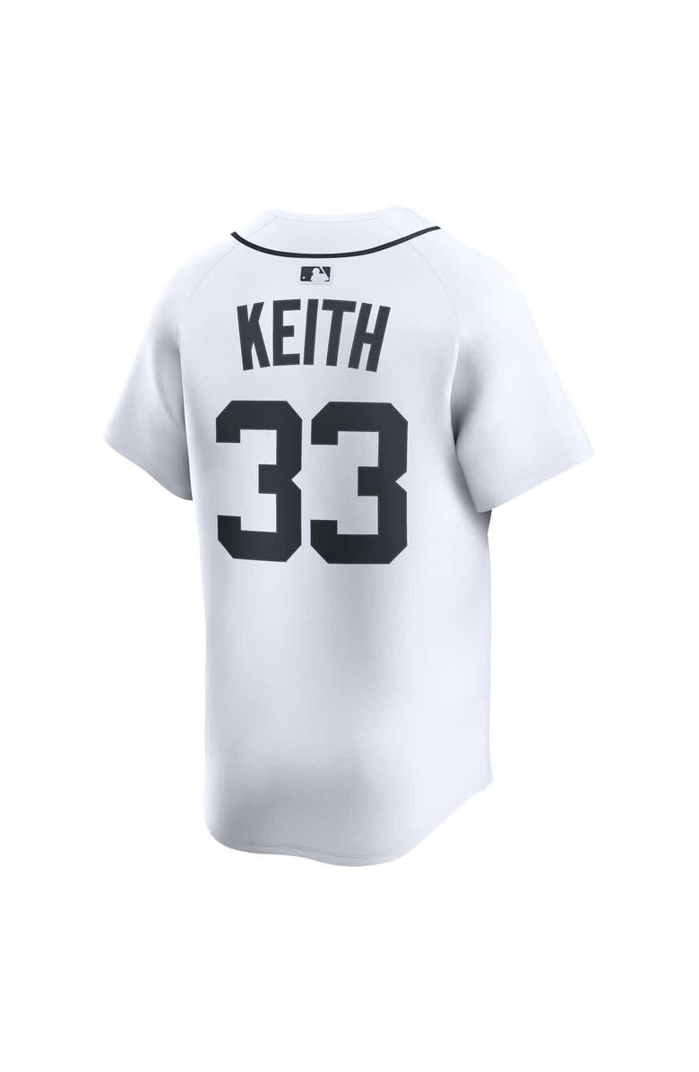 Nike Men's Nike Colt Keith White Detroit Tigers Home Limited Player Jersey, Alternate, color, White