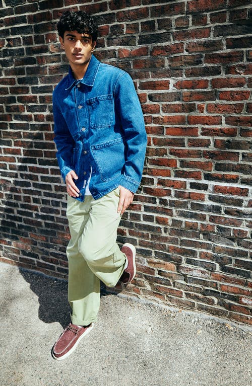 Hey Dude Wally Next Suede Lace-up Shoe In Burgundy