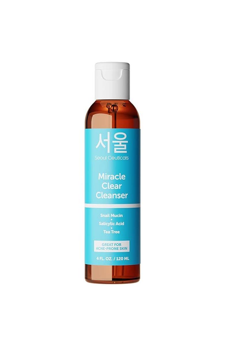 Seoul Ceuticals Miracle Clear Korean Snail Mucin Cleanser, Main, color, Clear