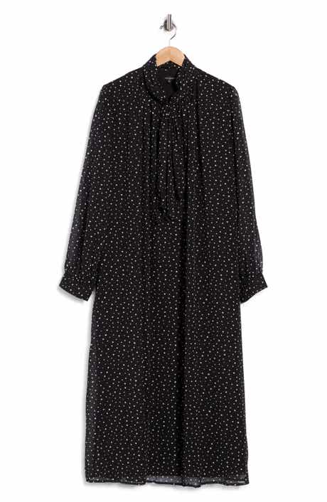 Polka Dot Long Sleeve Dress