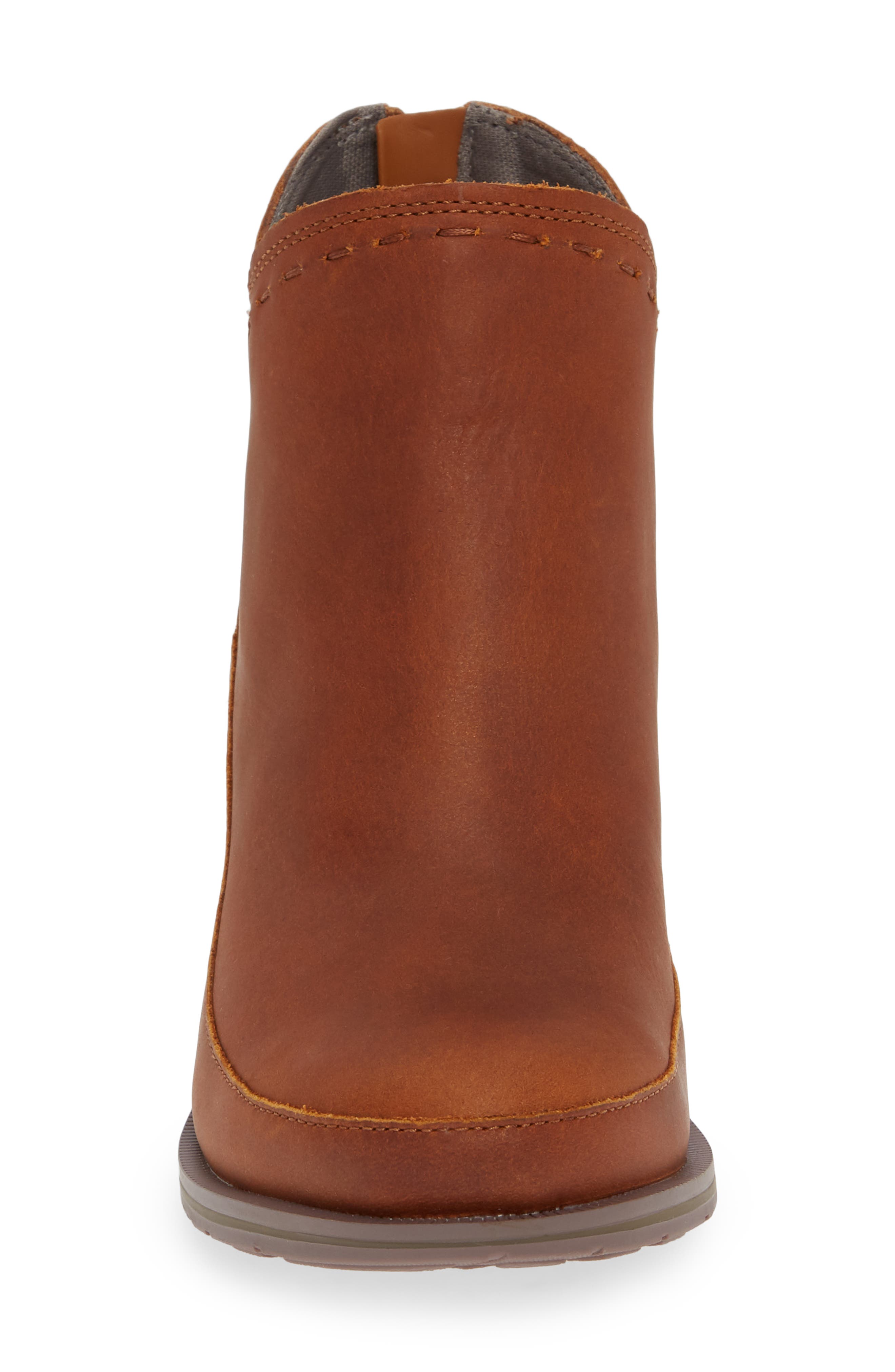 Cataluna Waterproof Bootie, Alternate, color, SPICE LEATHER