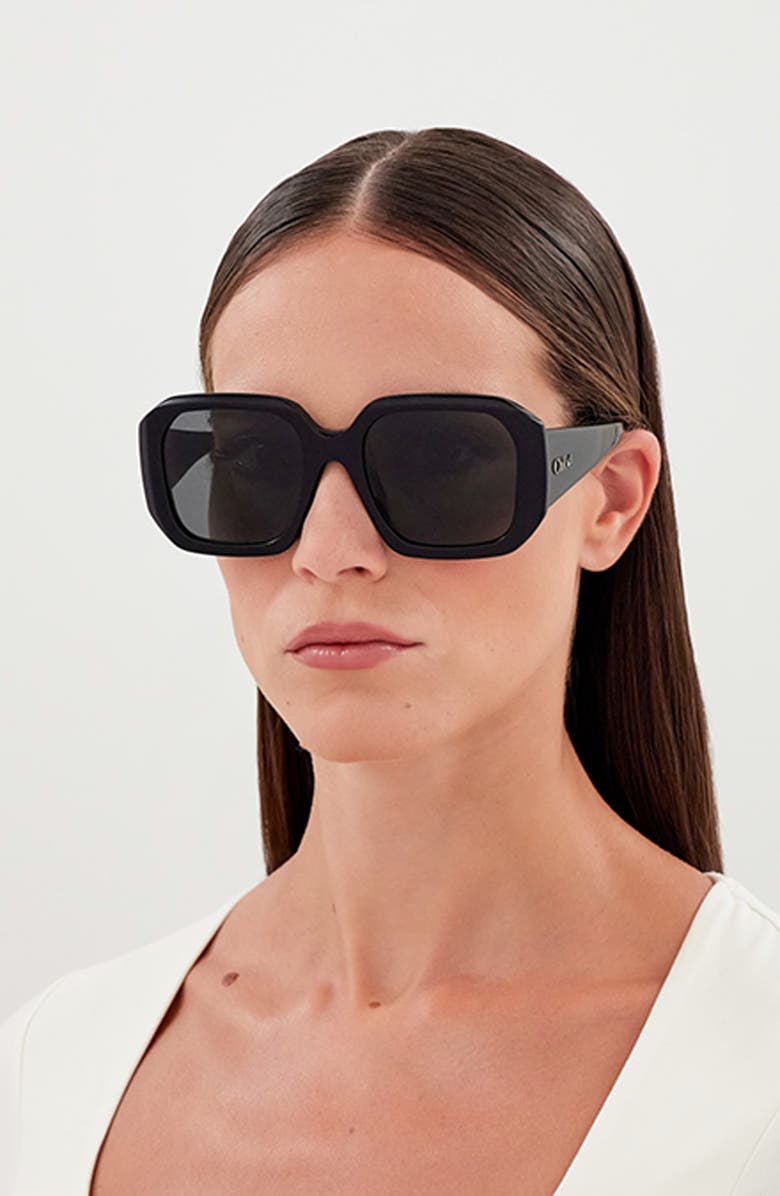 Chloé 54mm Square Sunglasses, Alternate, color,