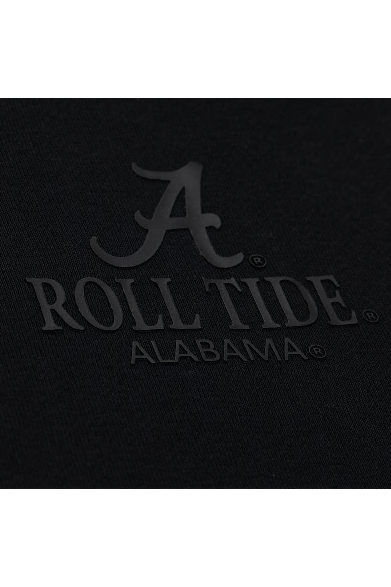 Men's Mitchell & Ness  Black Alabama Crimson Tide Monochrome Icon Fleece Hoodie, Alternate, color, Black
