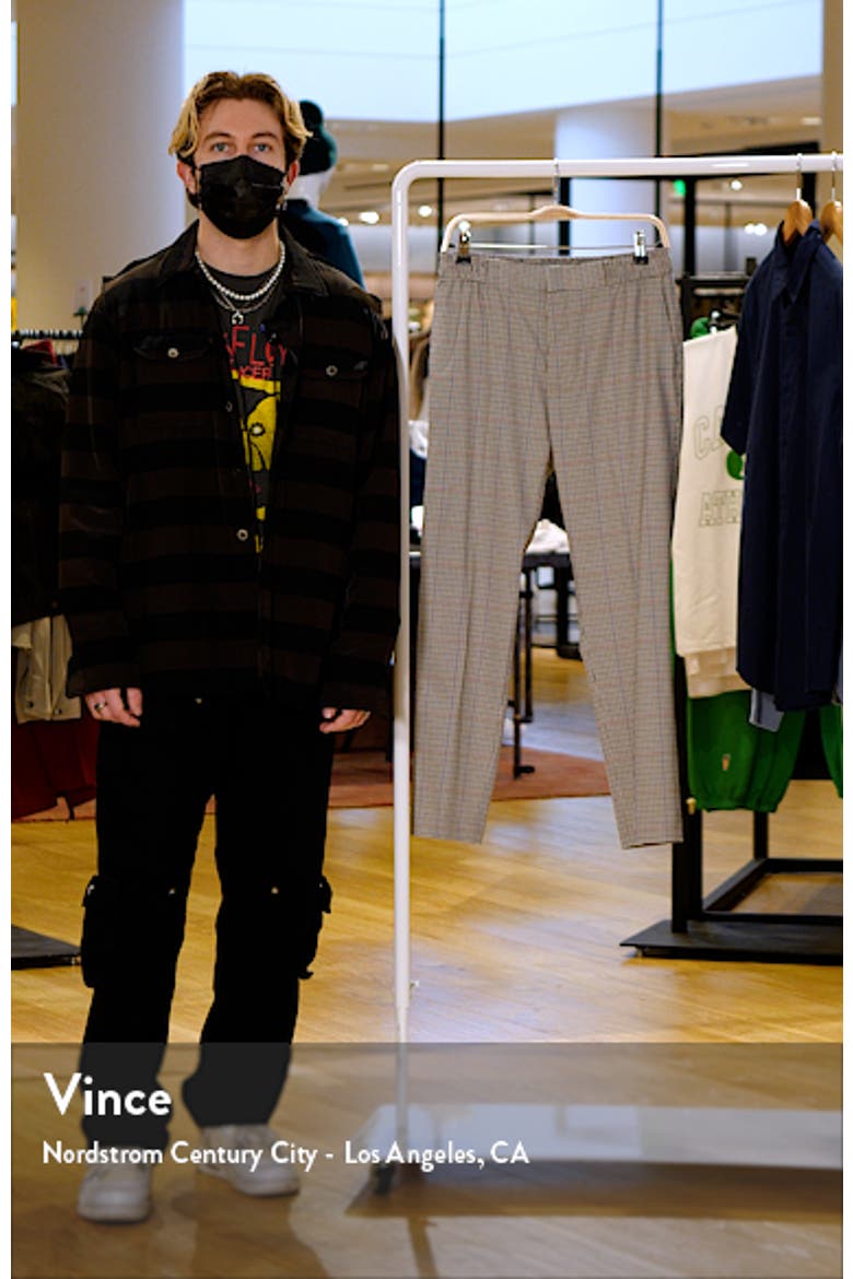 Men's Checkered Skinny Fit Pants video