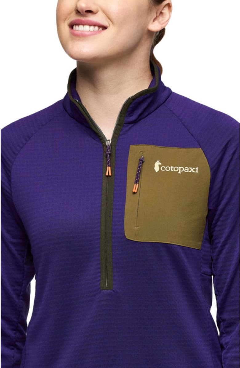 Cotopaxi-Amigos-24 Otero Fleece Half-Zip Pullover - Women's, Alternate, color, Black Violet