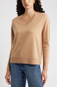Nordstrom V-Neck Cashmere Sweater