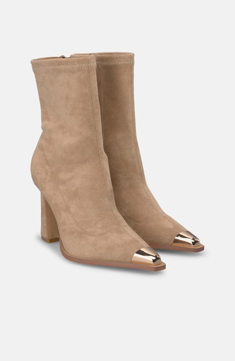 Funnel Heel Ankle Boot