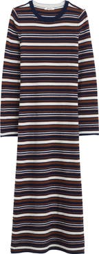 Madewell Crewneck Long Sleeve Merino Wool Sweater Maxi Dress
