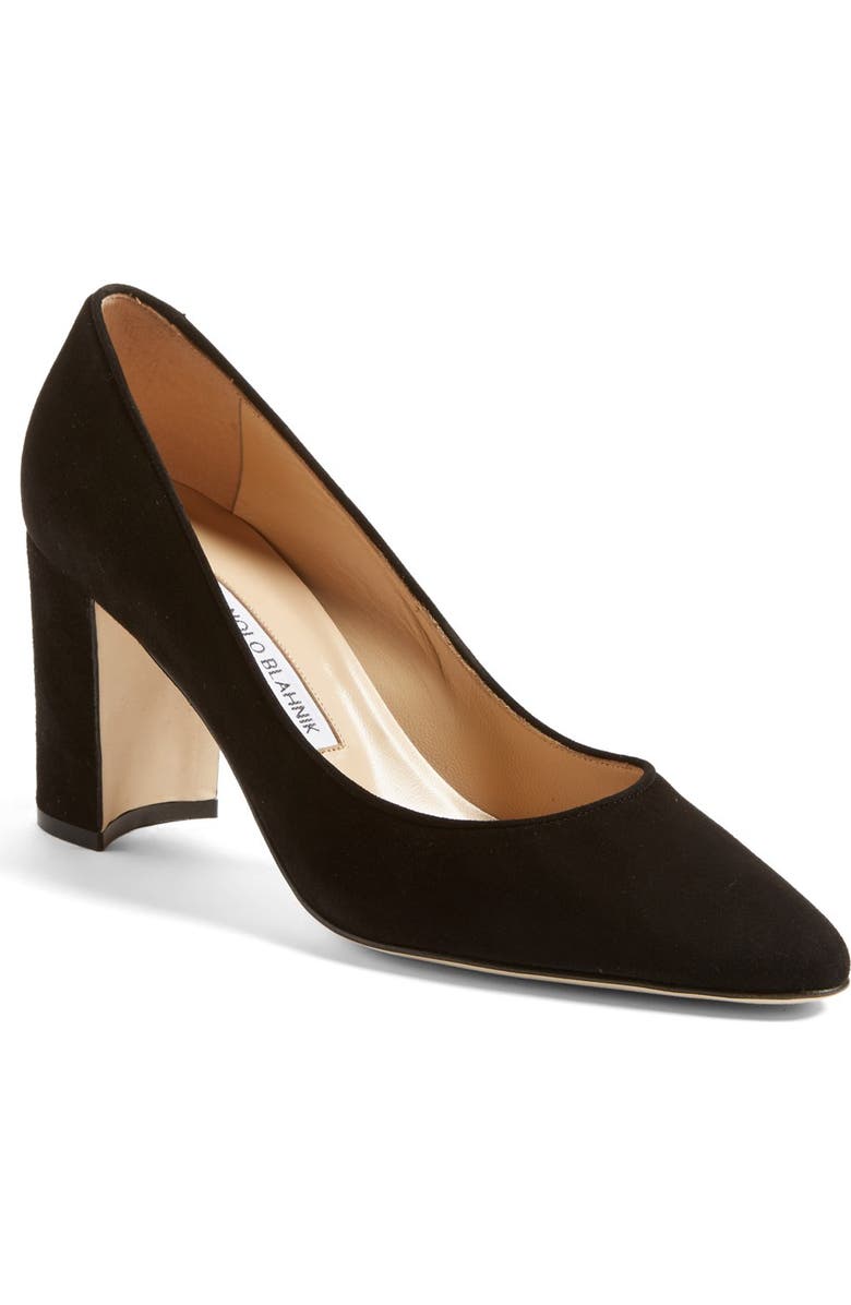 Manolo Blahnik 'Tuccioto' Almond Toe Pump, Main, color,