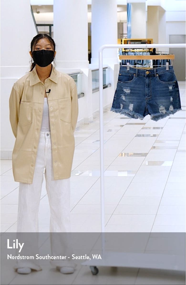 Women's Layne 3 Slouchy High Waist Boyfriend Shorts, sales video thumbnail