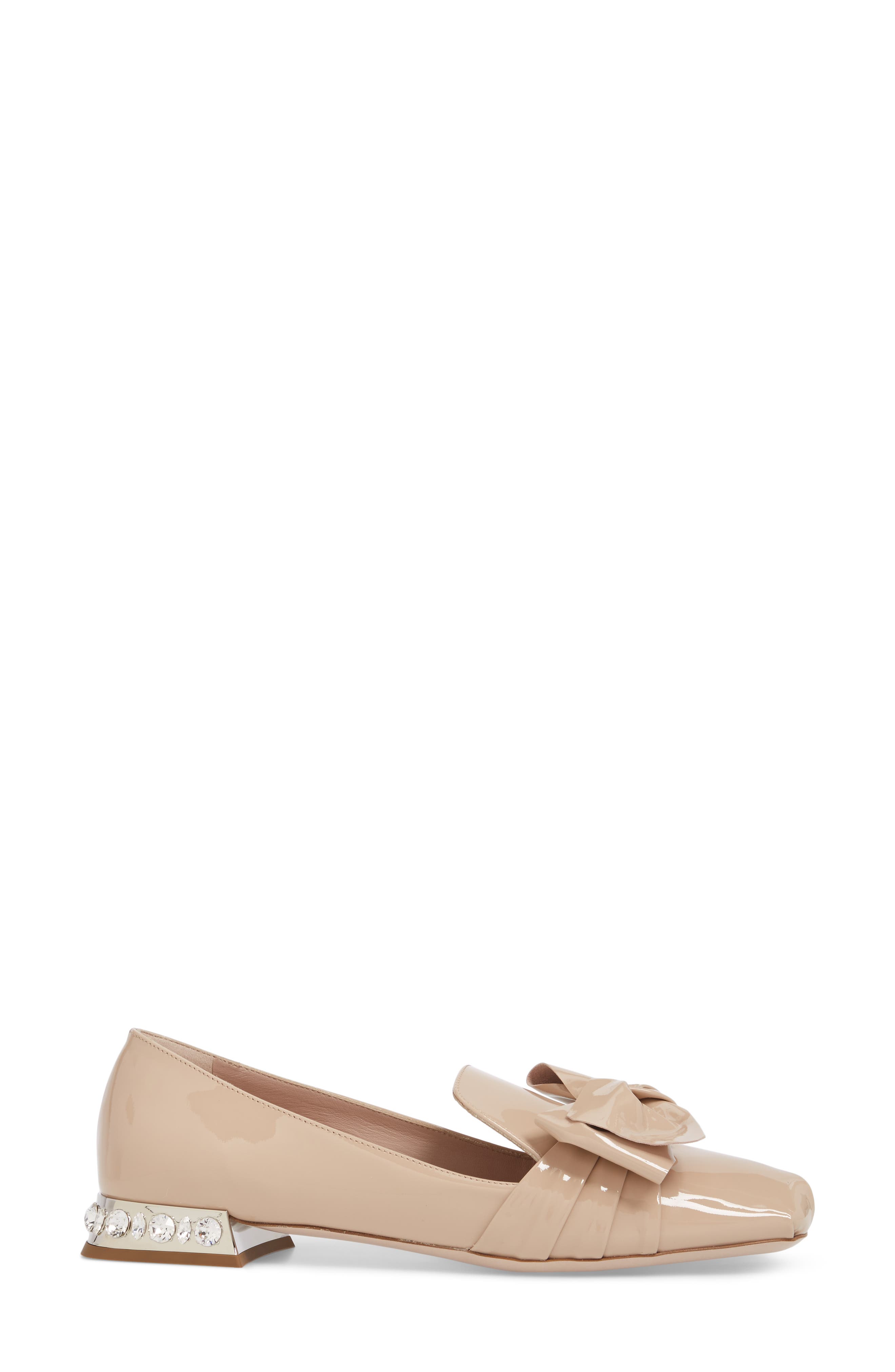 Embellished Heel Bow Loafer, Alternate, color, CIPRIA