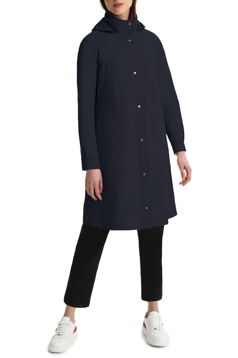 Tickseed Water Repellent Coat, Main, color, MELTON BLUE
