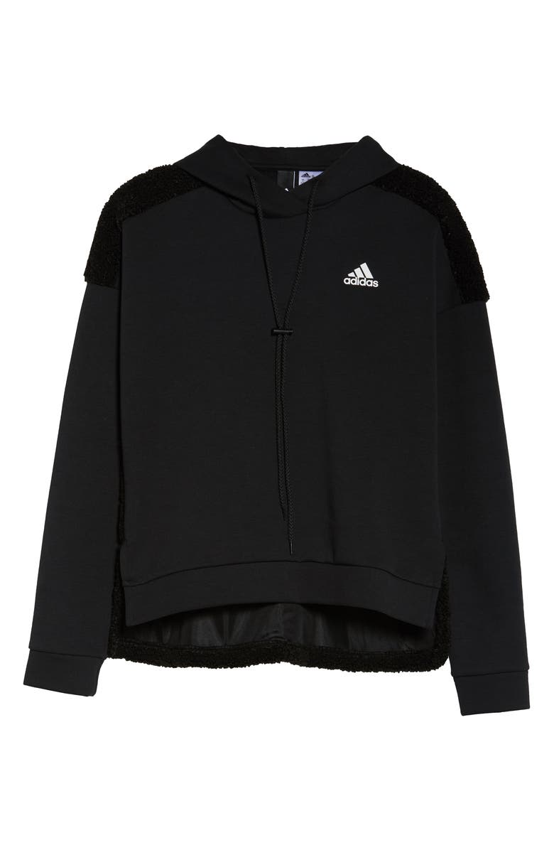adidas Toggle Fleece Hoodie, Alternate, color, 