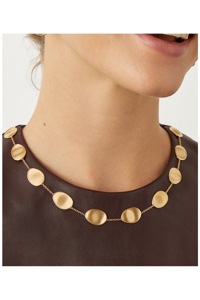 Lunaria 18K Yellow Gold Short Necklace, Alternate, color, YELLOW GOLD