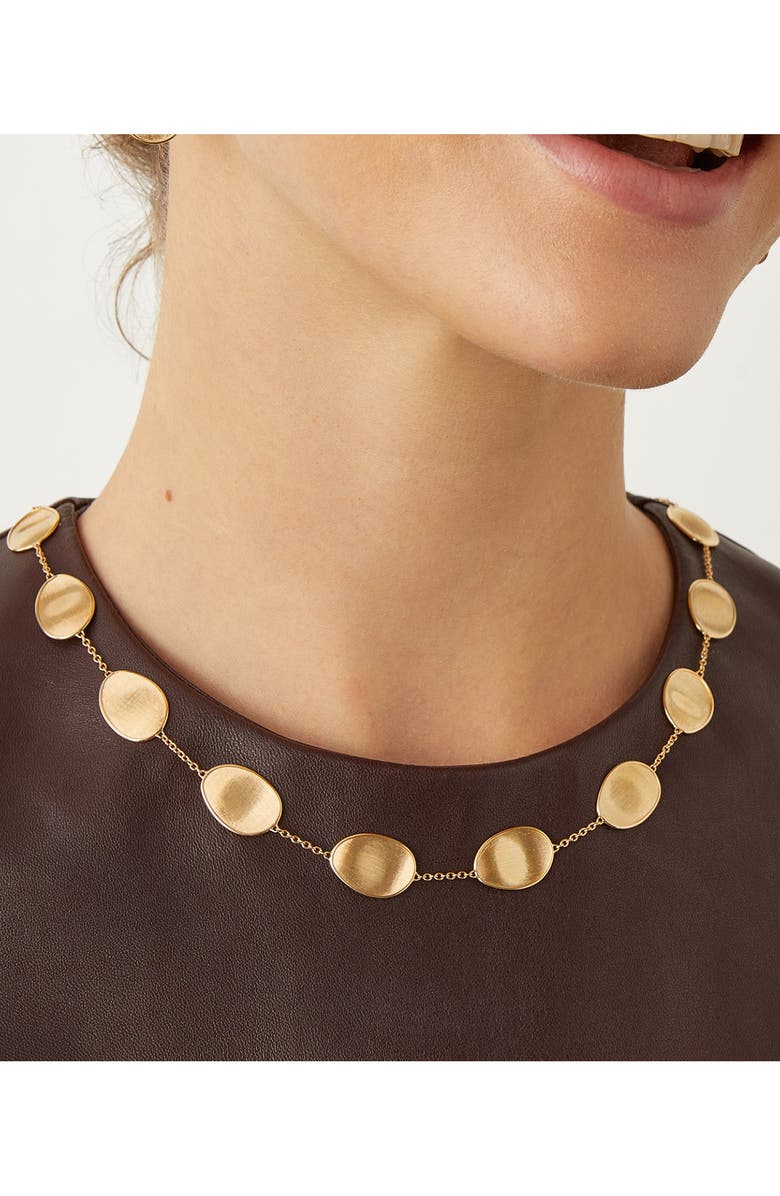 Marco Bicego Lunaria 18K Yellow Gold Short Necklace, Alternate, color, Yellow Gold