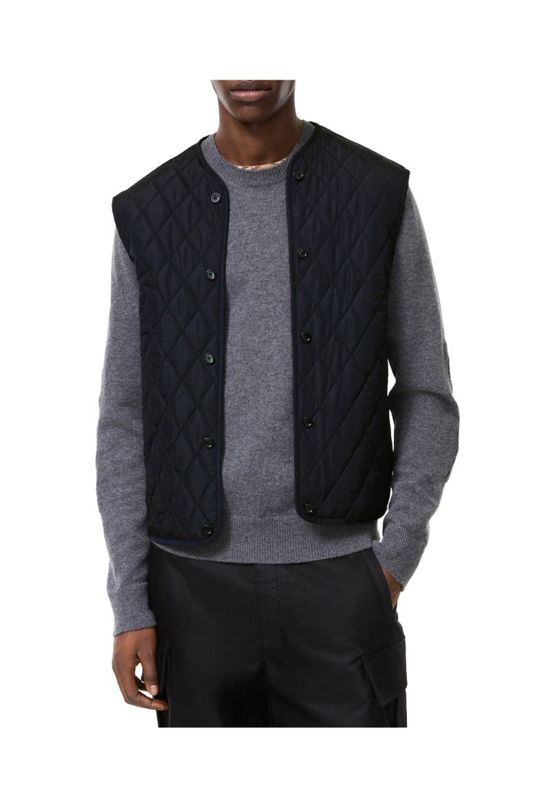 Gabardine Euston Hooded Jacket with Warmer, Alternate, color, Coal blue