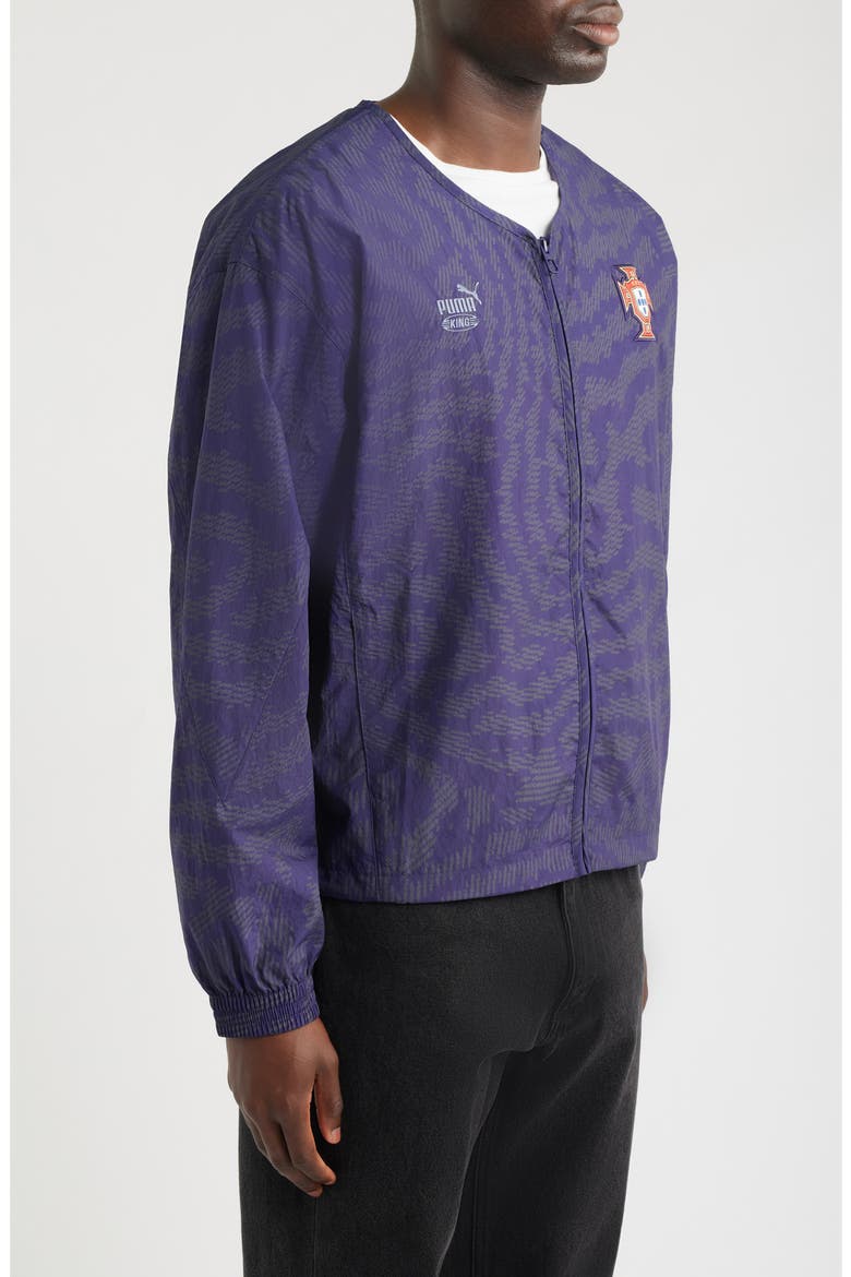 x Portugal x Salehe Bembury King Track Jacket, Alternate, color, DEEP PLUM